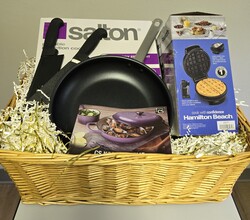 Cooking basket with Faster and safer Induction cookware Raffle Ticket- New additions!